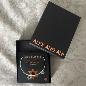 Alex and Ani Star of David Bracelet NWT